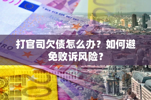 武汉打官司欠债怎么办？如何避免败诉风险？