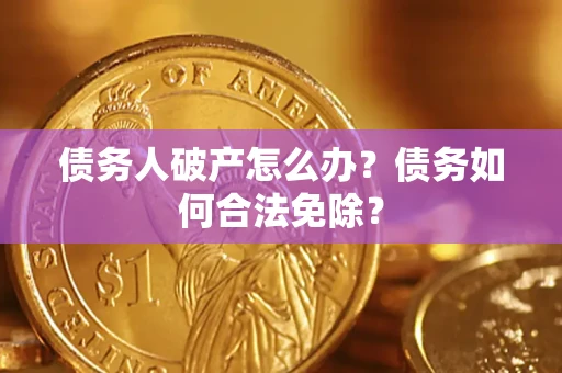 武汉债务人破产怎么办？债务如何合法免除？