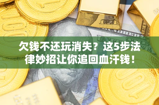 武汉欠钱不还玩消失？这5步法律妙招让你追回血汗钱！