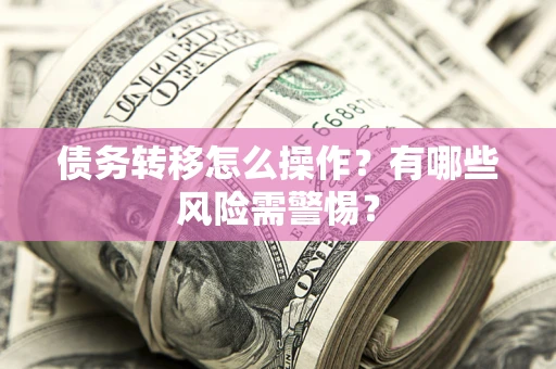 武汉债务转移怎么操作？有哪些风险需警惕？