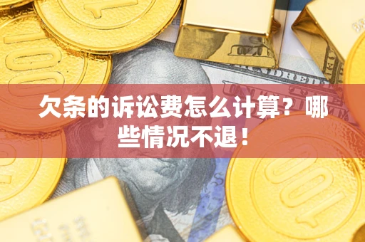 武汉欠条的诉讼费怎么计算？哪些情况不退！
