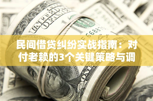 武汉民间借贷纠纷实战指南：对付老赖的3个关键策略与调解盲区解析