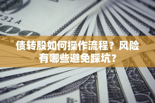 武汉债转股如何操作流程?风险有哪些避免踩坑? 武汉债转股如何操作流程?风险有哪些避免踩坑?