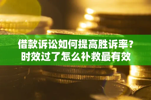 武汉借款诉讼如何提高胜诉率？时效过了怎么补救最有效