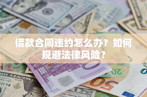 武汉借款合同违约怎么办？如何规避法律风险？